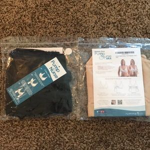 2 brand new hands free pumping bras